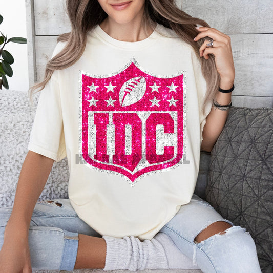 IDC - FOOTBALL *FAUX SEQUIN*