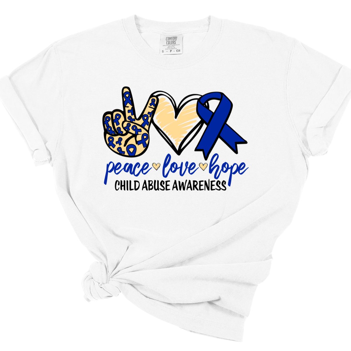 PEACE LOVE HOPE CHILD ABUSE AWARENESS