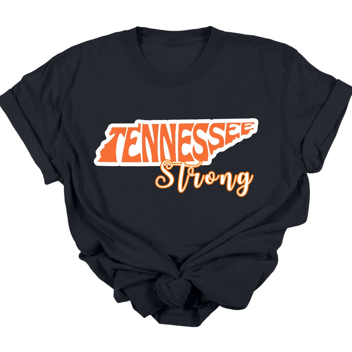 TENNESSEE STRONG *ORANGE & WHITE TEXT*