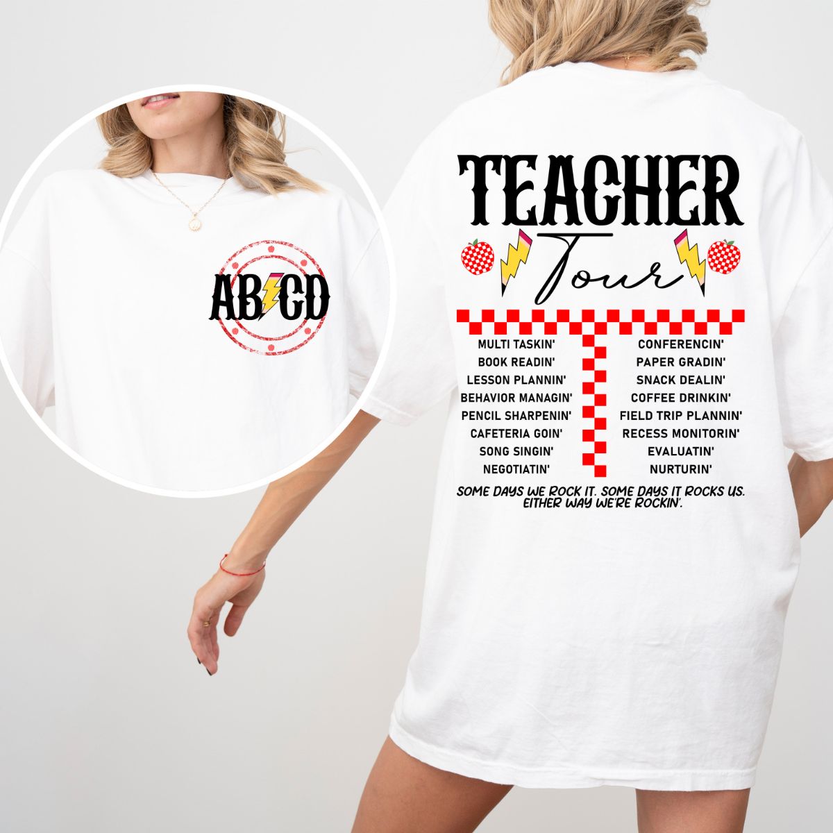 TEACHER TOUR (FRONT/BACK)