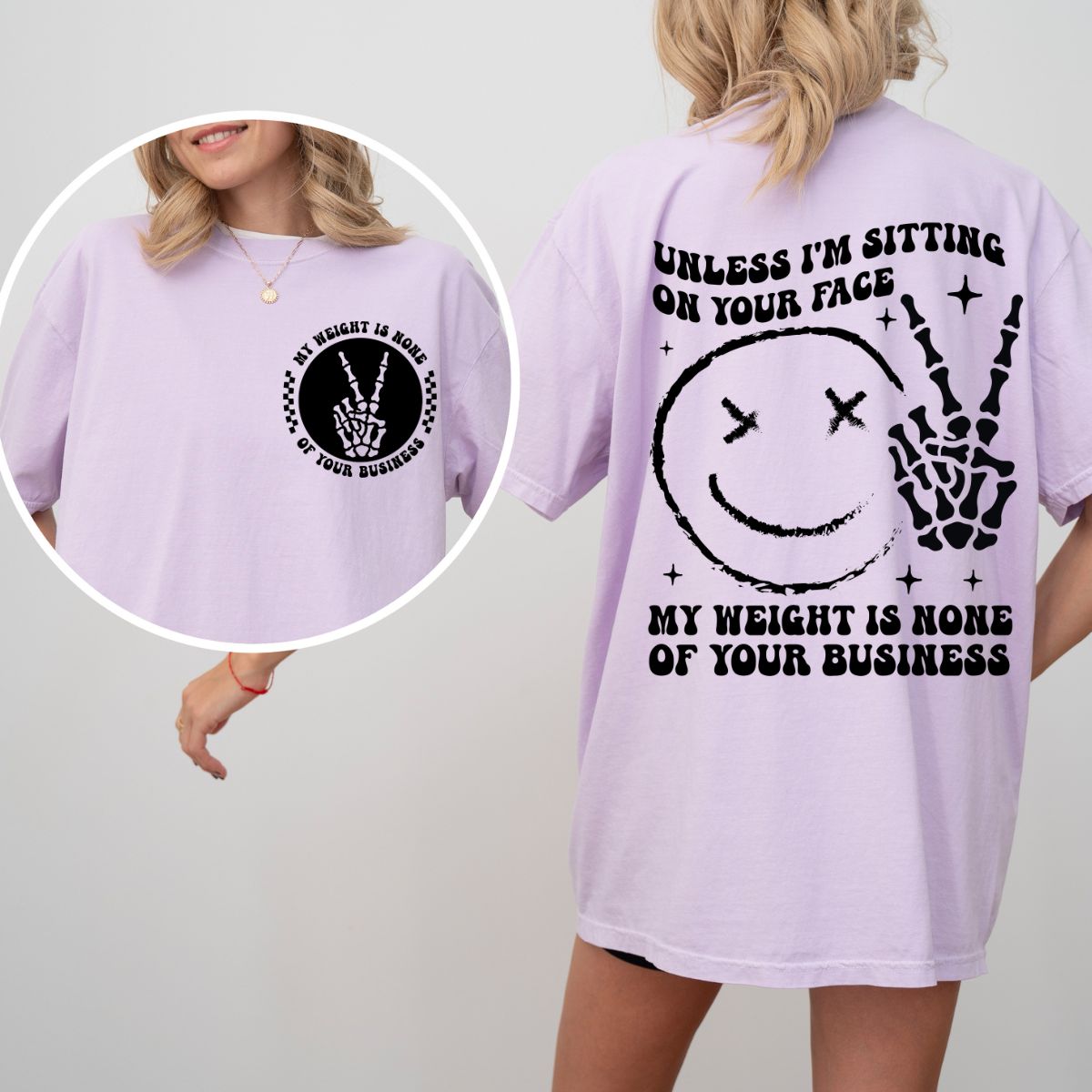 NONE OF YOUR BUSINESS (FRONT/BACK)