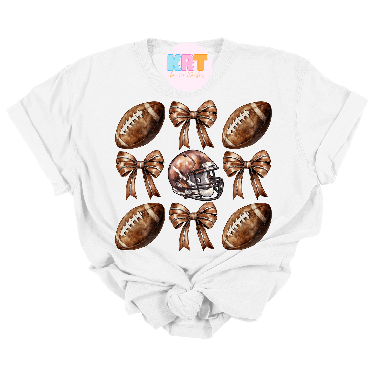 FOOTBALL & BOWS COQUETTE