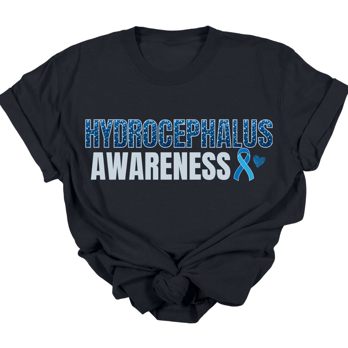 HYDROCEPHALUS AWARENESS *FAUX SEQUIN*