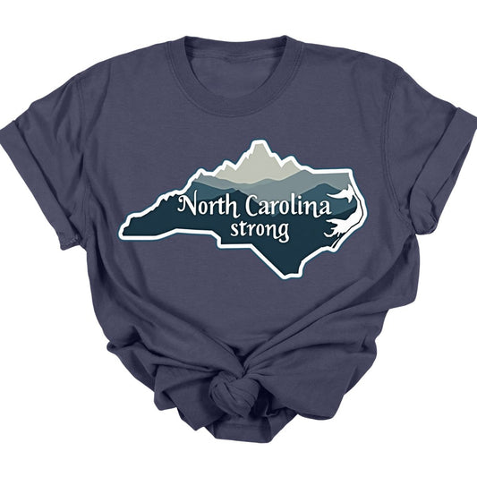 NORTH CAROLINA STRONG *STATE OF NC W/WHITE BORDER*