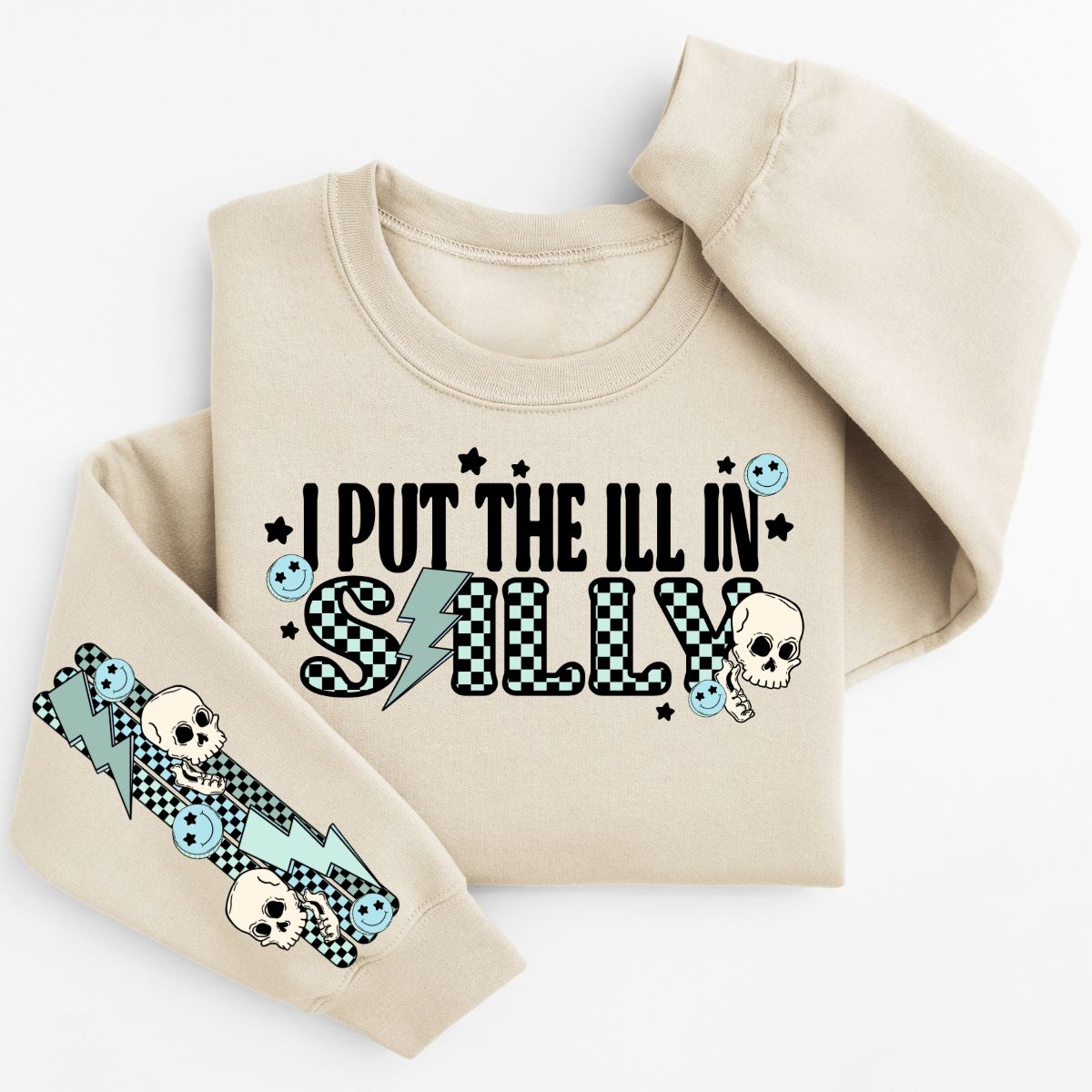 ILL IN SILLY - FRONT + 1 SLEEVE