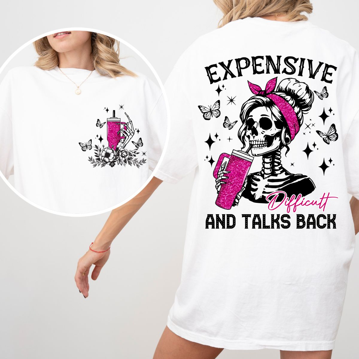 EXPENSIVE DIFFICULT TALKS BACK (FRONT/BACK)