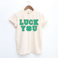 LUCK YOU *FAUX CHENILLE PATCHES*